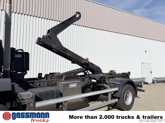 Kanca kasalı yük kamyonu (roll-off) MAN TGM 18.340 4x4 BB, Winterdienstausstattung,