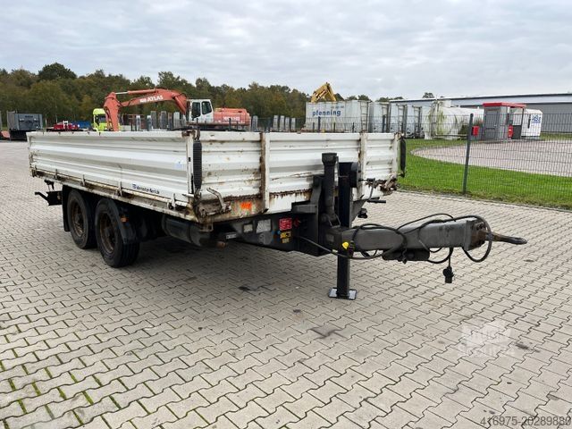 Kolmisuuntainen kippiperävaunu HUMBAUR HTK 104524 Tandem Dreiseitenkipper 10,5t Anhänge