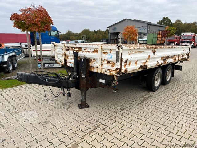 Tresidet tipvognstrailer OBERMAIER Lkw Tandemanhänger Dreiseitenkipper OS2-T105A