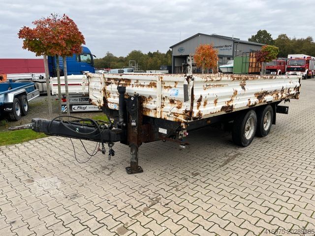 Tresidet tipvognstrailer OBERMAIER Lkw Tandemanhänger Dreiseitenkipper OS2-T105A