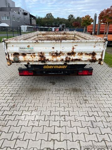 Tresidet tipvognstrailer OBERMAIER Lkw Tandemanhänger Dreiseitenkipper OS2-T105A