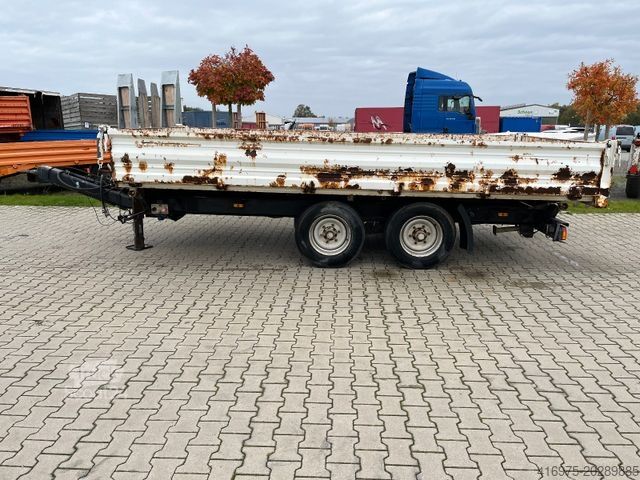 Tresidet tipvognstrailer OBERMAIER Lkw Tandemanhänger Dreiseitenkipper OS2-T105A