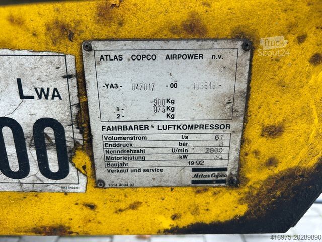 Інші ATLAS_COPCO Kompressor Baustellenkompressor XAS 55-65