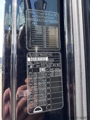 Estándar-SZM MAN TGX 18.430 XLX 2020 ACC 2xALU TANK
