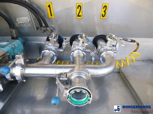 Nádrž Burg Food / chemical tank inox L4BH 37.5 m3 / 3 comp