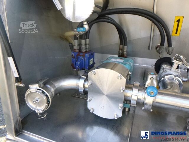 Nádrž Burg Food / chemical tank inox L4BH 37.5 m3 / 3 comp