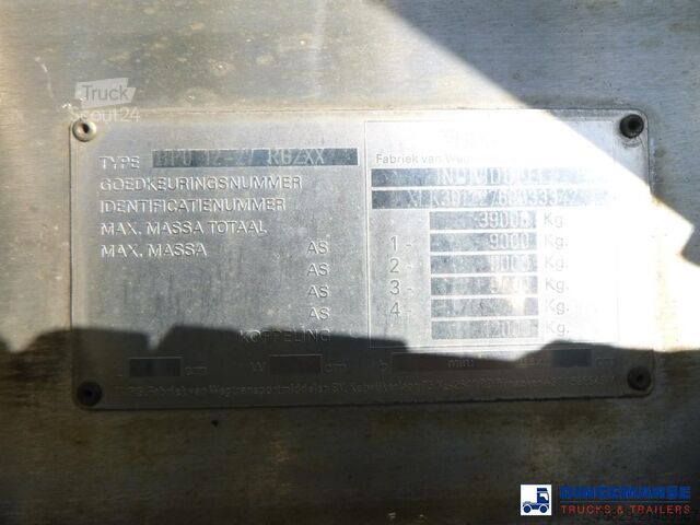 Nádrž Burg Food / chemical tank inox L4BH 37.5 m3 / 3 comp