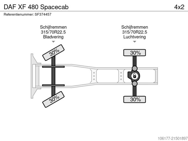 Standard-SZM DAF XF 480 Spacecab