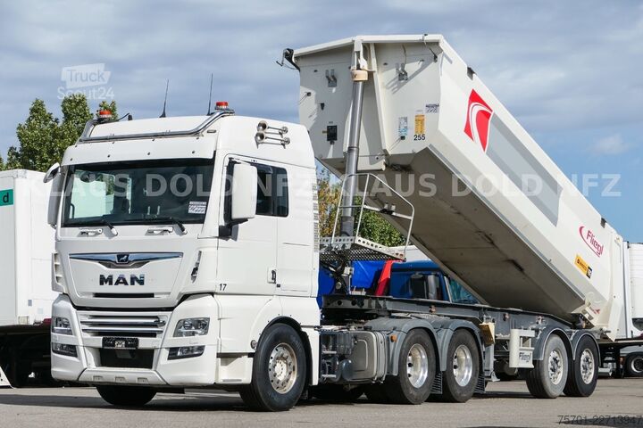 Wywrotka MAN TGX 33.500 Komplettzug Kipper 25 m³ Fliegl