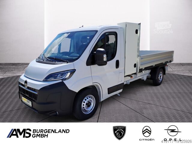 Furgone ribaltabile Opel Movano verstärkt -3-Seitenkipper mit Werkzeugkiste, KJlima, Telefon