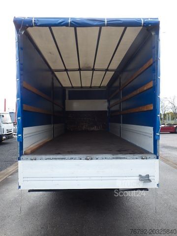 Flatbed truck with tarp IVECO ML 120 E 22P Pritsche 7,2/LASI/Safety/Klima/8tkm