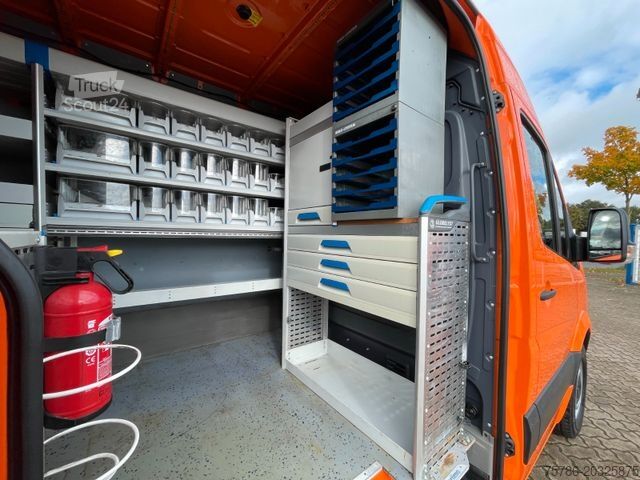 Højt tag varevogn MERCEDES-BENZ Sprinter 314 CDI KA/ L2H2/ AC/ AHK/ Werkstatt