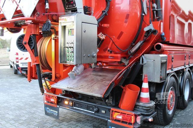 Wywrotka próżniowa SCANIA R450 8x4 Kroll 19m³ W-Rückgewinner Kombi-HD +ADR