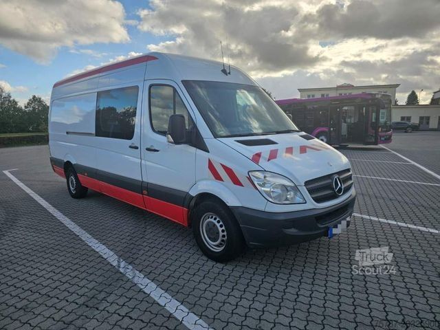 Hög tak skåpbil MERCEDES-BENZ 313 CDI maxi lang & hoch, Anhängerkupplung,Klima