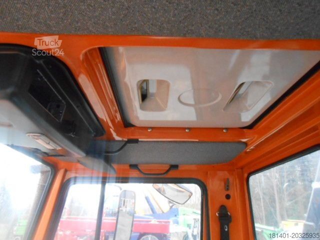 Camião basculante UNIMOG U1450 427/11 mit Kran