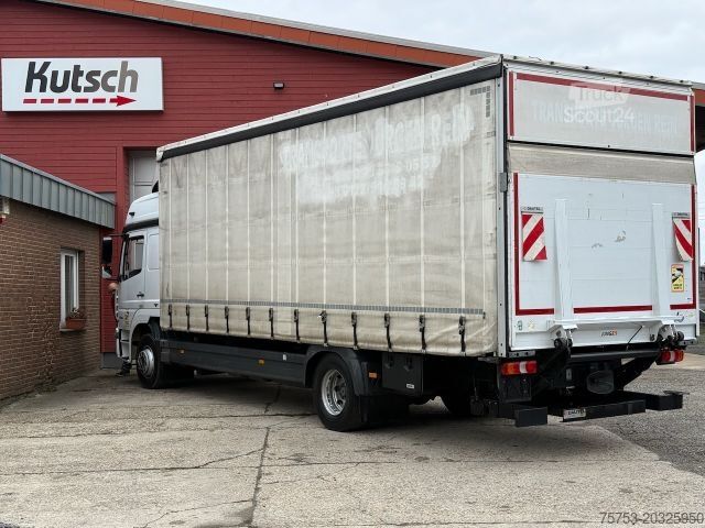Platformas kravas automašīna ar tentu MERCEDES-BENZ Atego 1530L Pritsche/Lbw. Hochdach