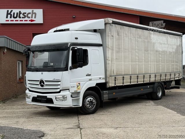 Platformas kravas automašīna ar tentu MERCEDES-BENZ Atego 1530L Pritsche/Lbw. Hochdach