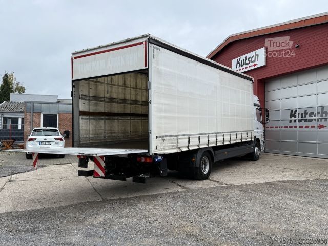 Platformas kravas automašīna ar tentu MERCEDES-BENZ Atego 1530L Pritsche/Lbw. Hochdach