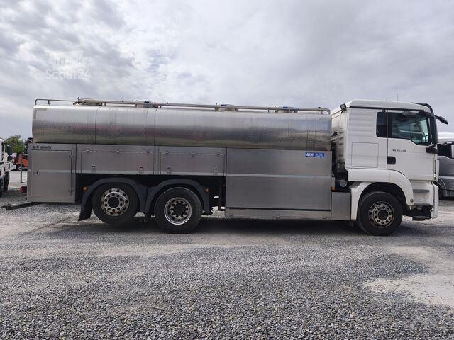 Camión cisterna de leche MAN TGS 26.470 Milchtankwagen Euro 6D 6x2 17000 l A...