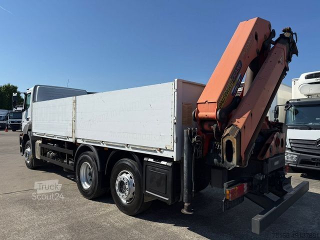 Vrachtauto met open laadbak MERCEDES-BENZ AXOR 2543 L Pritsche 6,45 m KRAN PK 20002*FUNK