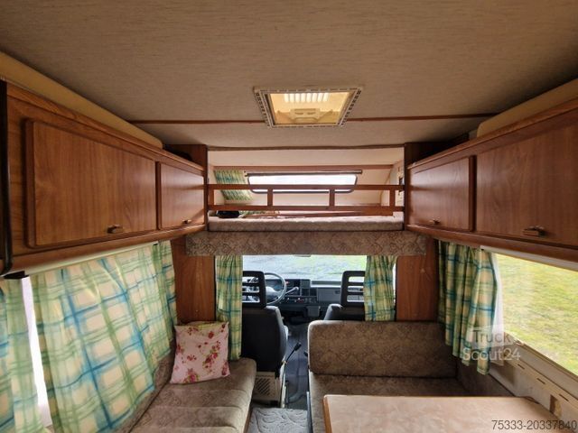 Alkove-camper FIAT 290 Hymer Camp 55  Alkoven H-Kennz. Tüv 09/2027