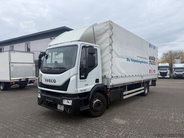 Flaklastbil med kapell IVECO Eurocargo 140E28/P Plane& Spriegel E6C LBW 1500k