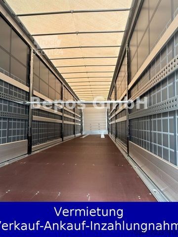 Åben sættevogn med presenning SCHMITZ CARGOBULL SCS 24/L-13.62 Mega-Verbreiterbahr -Lift,E-Rad