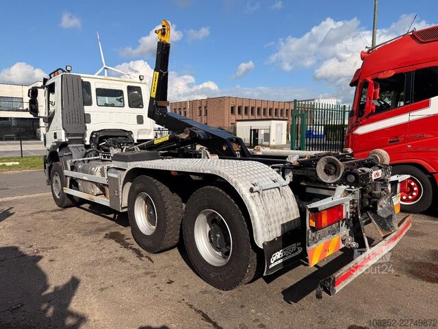Kampókaros rendszer Iveco Trakker 450 AD260  6X4 HYVA Hooklift *132.537 K...