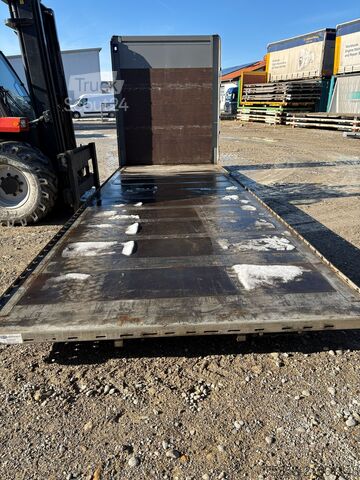 πλατφόρμα εναλλασσόμενης καρότσας Krone Jumbo Plattform 7,82 mit Lochleiste