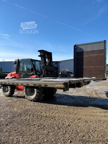 πλατφόρμα εναλλασσόμενης καρότσας Krone Jumbo Plattform 7,82 mit Lochleiste