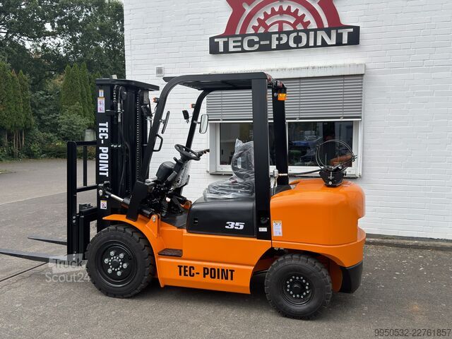 Etutrukki ohjaamokatoksella Tec-Point CPQD35 3,5 t | KUBOTA | Dual-Fuel | Triplex