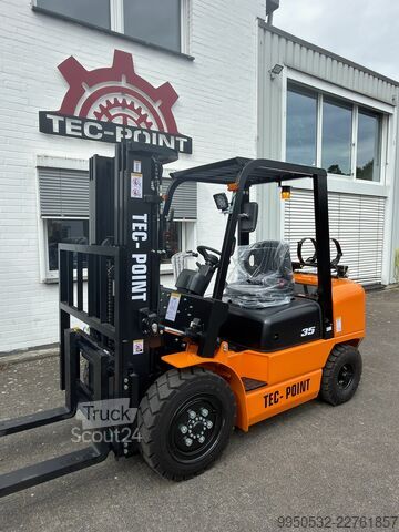 Etutrukki ohjaamokatoksella Tec-Point CPQD35 3,5 t | KUBOTA | Dual-Fuel | Triplex