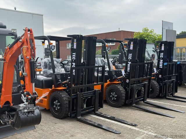 Etutrukki ohjaamokatoksella Tec-Point CPQD35 3,5 t | KUBOTA | Dual-Fuel | Triplex