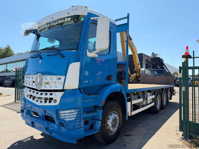Nakládací plošina Mercedes-Benz AROCS 3240 8x4 PRITSCHE + KRAN X-HIPRO HIAB 192...