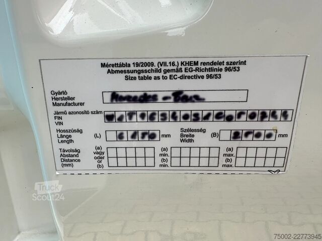 Standard-SZM Mercedes-Benz Actros ACTROS 1846L / EURO-6E / ADR / PTO