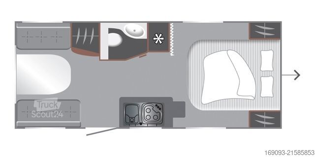 Lakókocsi LMC Style 453D / 450D 70 Jahre *Klima*Sondermodell
