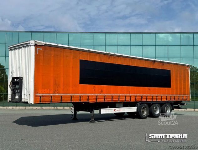 مقطورة نصفية مفتوحة مع قماش مشمع  Other KAESSBOHRER  MAXIMA   DRUM BRAKES     SLID