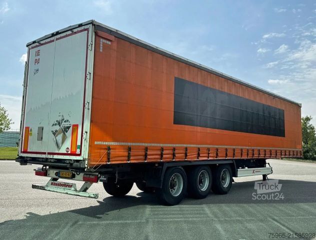 مقطورة نصفية مفتوحة مع قماش مشمع  Other KAESSBOHRER  MAXIMA   DRUM BRAKES     SLID