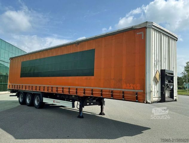 مقطورة نصفية مفتوحة مع قماش مشمع  Other KAESSBOHRER  MAXIMA   DRUM BRAKES     SLID