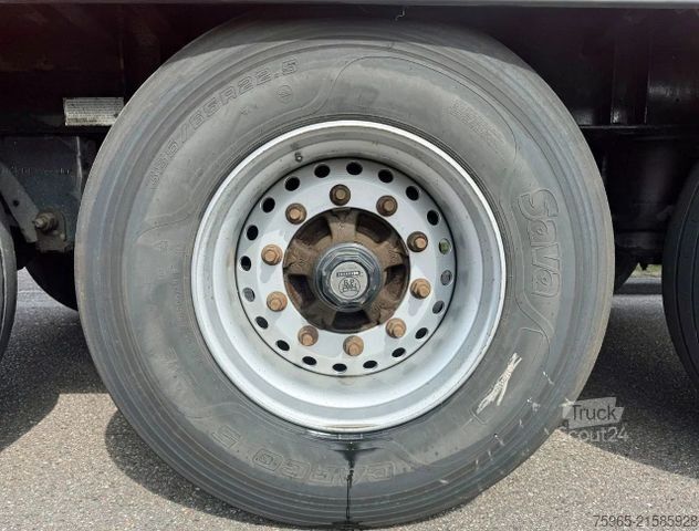 مقطورة نصفية مفتوحة مع قماش مشمع  Other KAESSBOHRER  MAXIMA   DRUM BRAKES     SLID