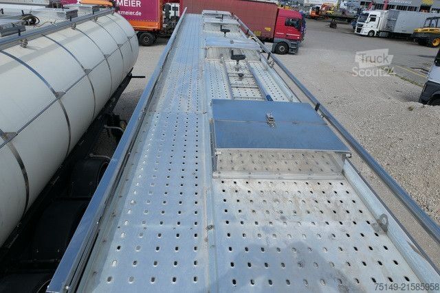 Tanker semitrailer MENCI SA 105, isoliert, 32m³, 4 Kammern, Alu-Felgen