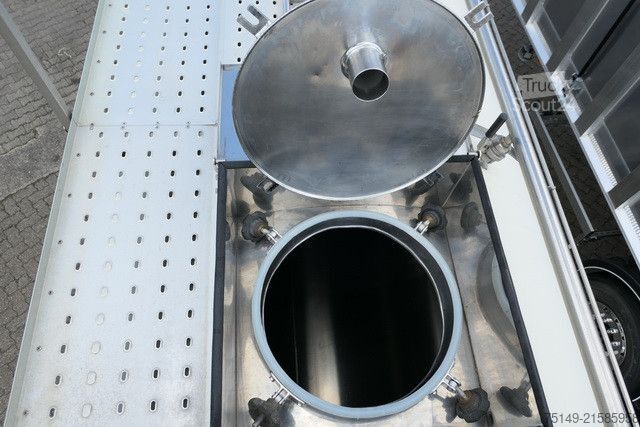 Tanker semitrailer MENCI SA 105, isoliert, 32m³, 4 Kammern, Alu-Felgen