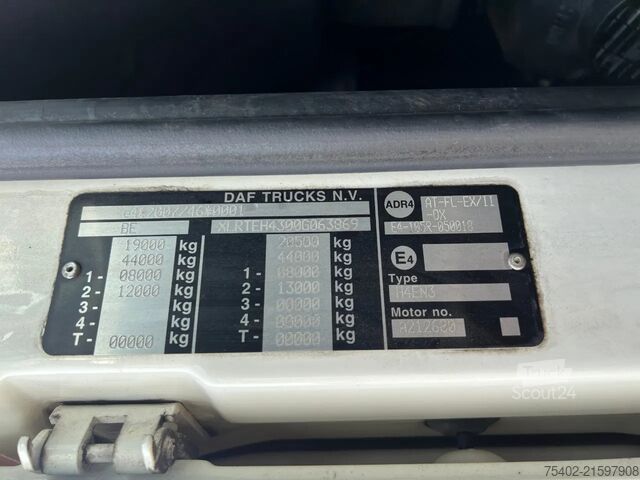 Standard-SZM DAF XF 106.460 SSC / 2x Tank / Euro 6