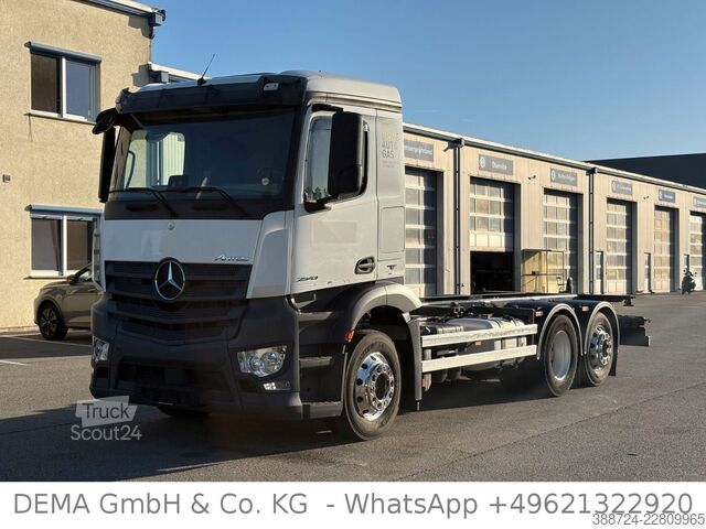 Wechselfahrgestell LKW MERCEDES-BENZ Antos2543*E6a*ADR*AHK*Klima*Alu*TÜV*Lenk+Lift*