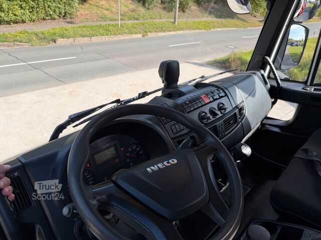 Camion benne IVECO Eurocargo 180-320 KRAN 14m FUNK KIPPER AHK