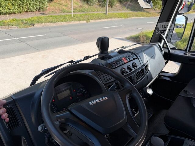 Camion-benne tricar IVECO Eurocargo 180-320 KRAN 14m FUNK KIPPER AHK