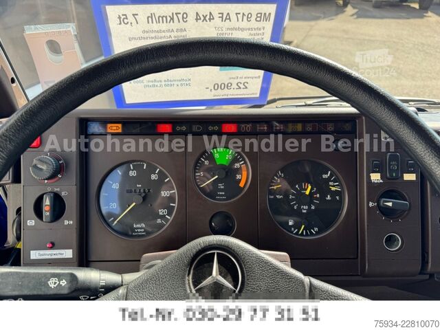 Jiný MERCEDES-BENZ 917AF 4x4 lange Achse  97km/h 7,5t orig.19tkm