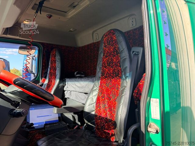 Camión plataforma con toldo RENAULT MIDLUM 290 DXI / SCHLAFKABINE / EURO 5