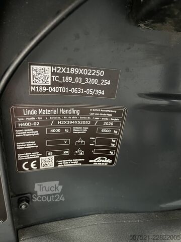 Trukki Linde H 40 D