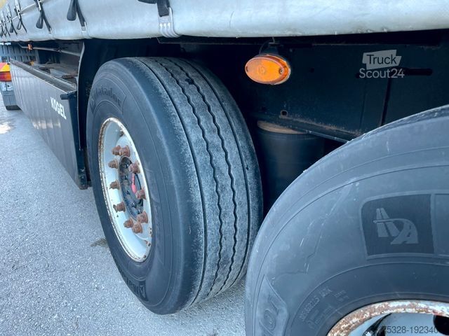 Ανοιχτό ημιρυμουλκούμενο με μουσαμά KÖGEL SN24 Tautliner 3 Achs Liftachse 6710Kg